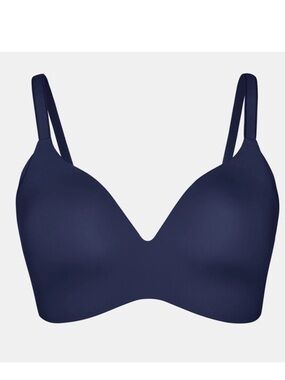 Knix WingWoman Contour Bra Woman 38DD Blue Wireless Comfy